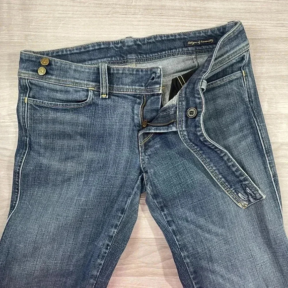 Citizens of Humanity Y2K Low Rise Flare Medium Wash Blue Jeans size 29 - Picture 3 of 16